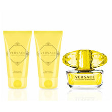 Charger l&#39;image dans la galerie, 1,0 Versace Yellow Diamond Coffret cadeau 50 ml EDT + 50 ml Gel douche + 50 ml Lotion pour le corps VERSACE
