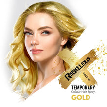 Charger l&#39;image dans la galerie, Rebellious Spray Couleur Temporaire Gold 125ml Rebellious
