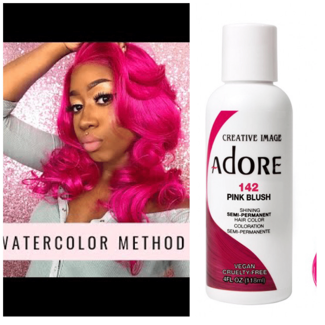 Adore Semi-Permanent Hair Color 142 - Pink Blush